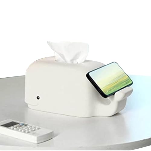 TyCylKu Taschentuchbox-Abdeckung Feuchttücher Box Serviettenbox Taschentücher Box Tücherbox Niedliche Walform Und Telefonständer Für Badezimmer, Waschtisch, Nachttische, Schreibtisch, Auto TyCylKu Taschentuchbox-Abdeckung Feuchttücher Box Serviettenbox Taschentücher Box Tücherbox Niedliche Walform Und Telefonständer Für Badezimmer, Waschtisch, Nachttische, Schreibtisch, Auto von TyCylKu