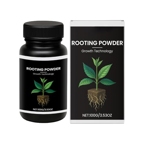 TyCylKu Wurzelpulver, 100g Bewurzelungspulver, Wurzelstimulator Für Zimmerpflanzen, Wurzelhormon Für Stecklinge, Rooting Powder | Wasserlösliches Pulver Pflanzenwachstum Beschleuniger von TyCylKu