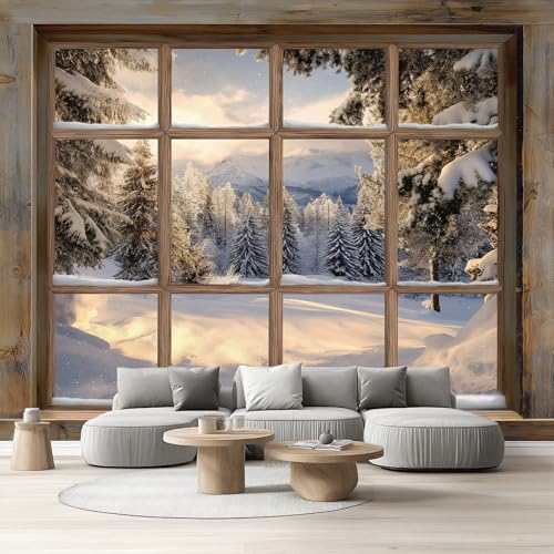 Fototapete 3D Effekt Wald Selbstklebende Tapete Vintage Bauernhaus Vliestapete Kinderzimmer Winter Natur Landschaft Tapete Wohnzimmer Wandfolie Selbstklebend Abwaschbar Schlafzimmer Küche 290x432 cm Fototapete 3D Effekt Wald Selbstklebende Tapete Vintage Bauernhaus Vliestapete Kinderzimmer Winter Natur Landschaft Tapete Wohnzimmer Wandfolie Selbstklebend Abwaschbar Schlafzimmer Küche 290x432 cm von Tyafsgvqo