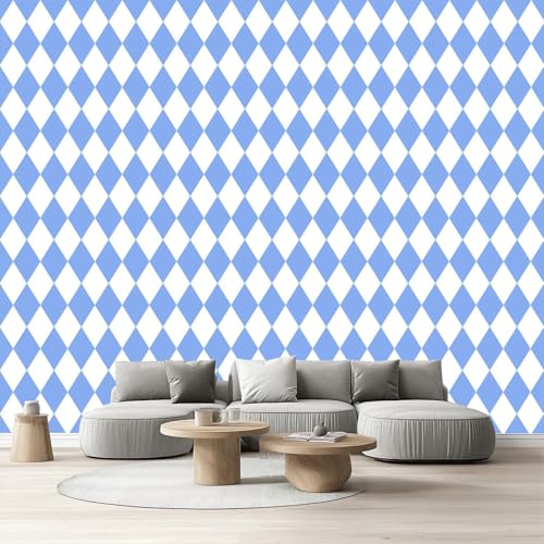 Fototapete Geometrisch Kariert Selbstklebende Tapete Blau Raute Gitter Vliestapete Kinderzimmer Modern Minimalistisch Tapete Wohnzimmer Wandfolie Selbstklebend Abwaschbar Schlafzimmer Küche 290x432 cm Fototapete Geometrisch Kariert Selbstklebende Tapete Blau Raute Gitter Vliestapete Kinderzimmer Modern Minimalistisch Tapete Wohnzimmer Wandfolie Selbstklebend Abwaschbar Schlafzimmer Küche 290x432 cm von Tyafsgvqo