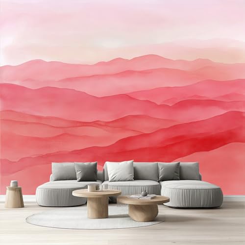 Minimalistisch Rosa Fototapete Wohnzimmer Aquarell Wellen Küchentapete Abwaschbar Selbstklebende Tapete Modern Abstrakte Vliestapete Schlafzimmer Kinderzimmer Möbelfolie Wasserfest 370x250 cm Minimalistisch Rosa Fototapete Wohnzimmer Aquarell Wellen Küchentapete Abwaschbar Selbstklebende Tapete Modern Abstrakte Vliestapete Schlafzimmer Kinderzimmer Möbelfolie Wasserfest 370x250 cm von Tyafsgvqo