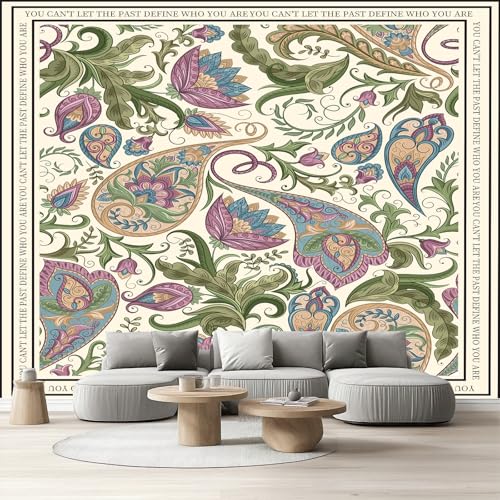 Paisley Blumen Selbstklebende Tapete Abstrakte Blumenmotiv Wandtapete Wohnzimmer Vliestapete Modern Boho Floral Fototapete Schlafzimmer Kinderzimmer Küchentapete Möbelfolie Wasserfest 390x280 cm Paisley Blumen Selbstklebende Tapete Abstrakte Blumenmotiv Wandtapete Wohnzimmer Vliestapete Modern Boho Floral Fototapete Schlafzimmer Kinderzimmer Küchentapete Möbelfolie Wasserfest 390x280 cm von Tyafsgvqo