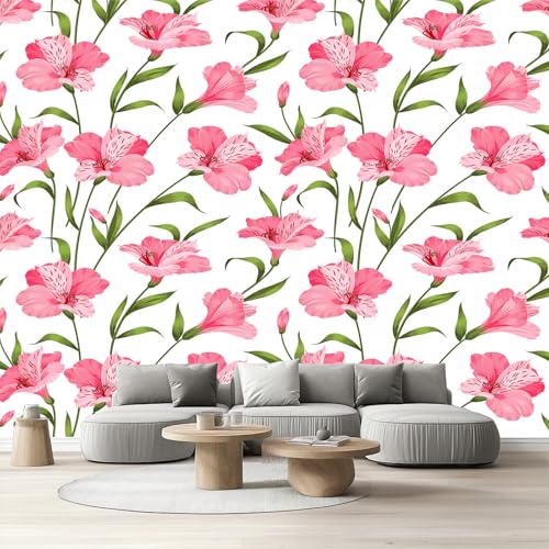 Rosa Blumenmotiv Selbstklebende Tapete Botanisch Floral Wandtapete Wohnzimmer Vliestapete Landhaus Blumen Pflanzen Fototapete Schlafzimmer Kinderzimmer Küchentapete Möbelfolie Wasserfest 390x280 cm Rosa Blumenmotiv Selbstklebende Tapete Botanisch Floral Wandtapete Wohnzimmer Vliestapete Landhaus Blumen Pflanzen Fototapete Schlafzimmer Kinderzimmer Küchentapete Möbelfolie Wasserfest 390x280 cm von Tyafsgvqo