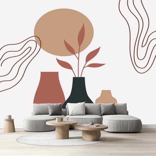 Tapete Schlafzimmer Böhmen Botanisch, Selbstklebende Tapete Abstrakte Minimalistisch Vliestapete Fototapete Modern Kunst Küchentapete Abwaschbar Klebefolie Wandtapete Wohnzimmer Kinderzimmer 150x105cm Tapete Schlafzimmer Böhmen Botanisch, Selbstklebende Tapete Abstrakte Minimalistisch Vliestapete Fototapete Modern Kunst Küchentapete Abwaschbar Klebefolie Wandtapete Wohnzimmer Kinderzimmer 150x105cm von Tyafsgvqo