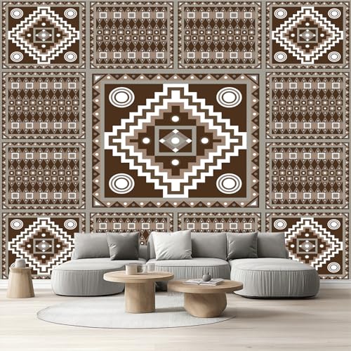 Tapete Schlafzimmer Südwestliche, Selbstklebende Tapete Geometrisch Stammes Vliestapete Fototapete Vintage Indianer Ethnisch Küchentapete Klebefolie Wandtapete Wohnzimmer Kinderzimmer 150x105 cm Tapete Schlafzimmer Südwestliche, Selbstklebende Tapete Geometrisch Stammes Vliestapete Fototapete Vintage Indianer Ethnisch Küchentapete Klebefolie Wandtapete Wohnzimmer Kinderzimmer 150x105 cm von Tyafsgvqo