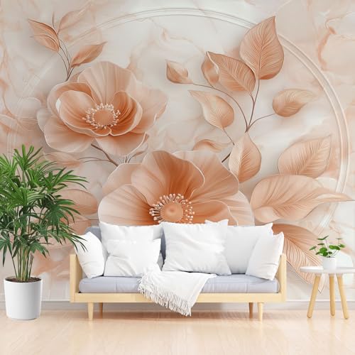 Tyafsgvqo 3d Effekt Floral Fototapete Wasserfest, Marmor Blumen Vliestapete Möbelfolie Selbstklebend, Aesthetic Modern Tapete Wandtapete Wohnzimmer Schlafzimmer Kinderzimmer Küche 400x280 cm Tyafsgvqo 3d Effekt Floral Fototapete Wasserfest, Marmor Blumen Vliestapete Möbelfolie Selbstklebend, Aesthetic Modern Tapete Wandtapete Wohnzimmer Schlafzimmer Kinderzimmer Küche 400x280 cm von Tyafsgvqo