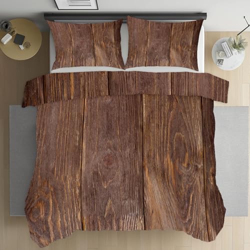 Tyafsgvqo Holz Textur Bettwäsche 135x200 3 Teilig, Retro Rustikale Bettbezug Weich & Atmungsaktiv, Personalisiert Creative Bettwäsche Set, Wendebettwäsche mit 2 Kissenbezug 80x80 Tyafsgvqo Holz Textur Bettwäsche 135x200 3 Teilig, Retro Rustikale Bettbezug Weich & Atmungsaktiv, Personalisiert Creative Bettwäsche Set, Wendebettwäsche mit 2 Kissenbezug 80x80 von Tyafsgvqo