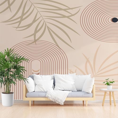 Tyafsgvqo Palmenblätter Linie Selbstklebende Tapete, Abstrakte Modern Minimalistische Vliestapete Wasserfest Wandfolie, Boho Pflanzen Laub Tapete Fototapete Wohnzimmer Schlafzimmer Wanddeko 290x432 cm Tyafsgvqo Palmenblätter Linie Selbstklebende Tapete, Abstrakte Modern Minimalistische Vliestapete Wasserfest Wandfolie, Boho Pflanzen Laub Tapete Fototapete Wohnzimmer Schlafzimmer Wanddeko 290x432 cm von Tyafsgvqo