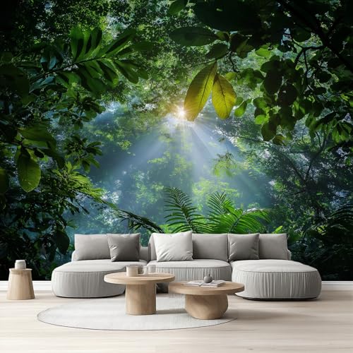 Vliestapete Botanisch Landschaft Selbstklebende Fototapete 3D Effekt Wald Tapete Schlafzimmer Pflanzen Grün Blätter Wandtapete Wohnzimmer Kinderzimmer Wasserfest Möbelfolie Küche Flur 308x220 cm Vliestapete Botanisch Landschaft Selbstklebende Fototapete 3D Effekt Wald Tapete Schlafzimmer Pflanzen Grün Blätter Wandtapete Wohnzimmer Kinderzimmer Wasserfest Möbelfolie Küche Flur 308x220 cm von Tyafsgvqo