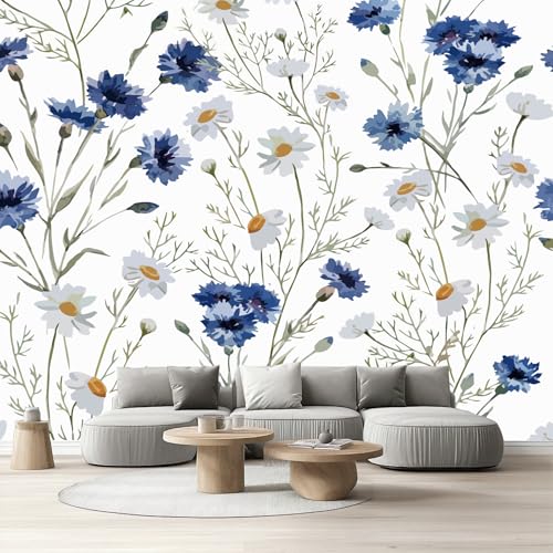 Vliestapete Kornblume Selbstklebende Fototapete Pflanzen Blumenmotiv Tapete Schlafzimmer Landhaus Aquarell Floral Wandtapete Wohnzimmer Kinderzimmer Wasserfest Möbelfolie Küche Flur 308x220 cm Vliestapete Kornblume Selbstklebende Fototapete Pflanzen Blumenmotiv Tapete Schlafzimmer Landhaus Aquarell Floral Wandtapete Wohnzimmer Kinderzimmer Wasserfest Möbelfolie Küche Flur 308x220 cm von Tyafsgvqo