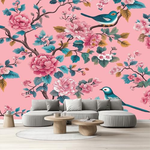 Vliestapete Vintage Landhaus Selbstklebende Fototapete Orientalisch Blumen Vogel Tapete Schlafzimmer Chinoiserie Wandtapete Wohnzimmer Kinderzimmer Wasserfest Möbelfolie Küche Flur 308x220 cm Vliestapete Vintage Landhaus Selbstklebende Fototapete Orientalisch Blumen Vogel Tapete Schlafzimmer Chinoiserie Wandtapete Wohnzimmer Kinderzimmer Wasserfest Möbelfolie Küche Flur 308x220 cm von Tyafsgvqo