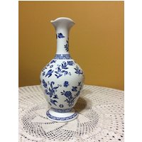 Vintage Coalport Keramik Blau Chintz Vase/Dekanter Made in England von TyandStacyTreasures