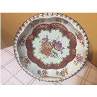 Vintage Daher Decorated Ware Metall Blech Tablett Made in England von TyandStacyTreasures