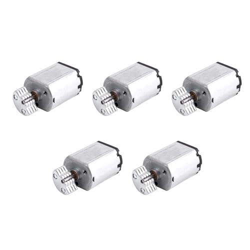 Tyatocepy 5X DC1.5V-9V 0.08A 3200 RPM Ausgabegeschwindigkeit Micro-Vibrationsmotor, 18X15X12mm Silber von Tyatocepy