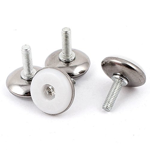 Tyatocepy Verstellbare Füße zum Nivellieren von Möbeln auf Füßen, M6 x 20 mm, 4 Stück von Tyatocepy