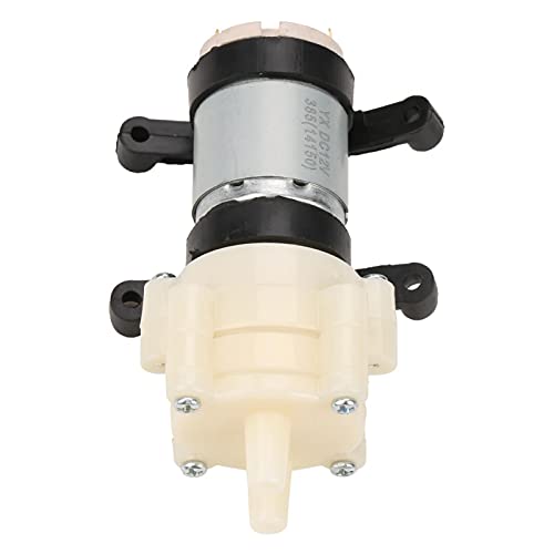 Membranpumpe 12V, Mini Pumpe 12V, Selbstansaugend Pump, 1,5-2L / min Wasserdruck Membranpumpe für Tee Maschine Fischbehälter, Mini Elektrische Membran Wassersaugpumpe für Teemaschine Aquarium von Tyenaza