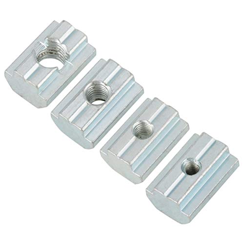 20 Stück T-Nut-Muttern Hammerkopfmutter M3 M4 M5 M8 Hammerkopf-Befestigungsmutter für Aluminiumprofilzubehör(National standard slider nut 40 type M8) von Tyenaza