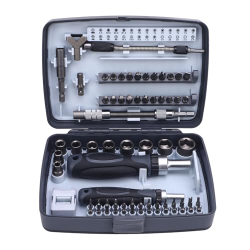 68 in 1 Magnetschraubendreher -Set, DIY -Ratschenschraubendreher -Set, Multi -Bit -Magnetantriebssatz mit abnehmbarem Ratschengriff, Reparaturwerkzeugkit für die Elektronik 68 in 1 Magnetschraubendreher -Set, DIY -Ratschenschraubendreher -Set, Multi -Bit -Magnetantriebssatz mit abnehmbarem Ratschengriff, Reparaturwerkzeugkit für die Elektronik von Tyenaza