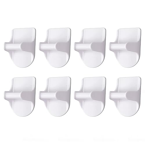 8 Stück Haken für Sprühflaschen, Selbstklebende Sprühflaschenhaken Wandhalterung Sprühflaschenhalter, Kunststoff-Sprühflaschenregal für Schrank, Küche 8 Stück Haken für Sprühflaschen, Selbstklebende Sprühflaschenhaken Wandhalterung Sprühflaschenhalter, Kunststoff-Sprühflaschenregal für Schrank, Küche von Tyenaza