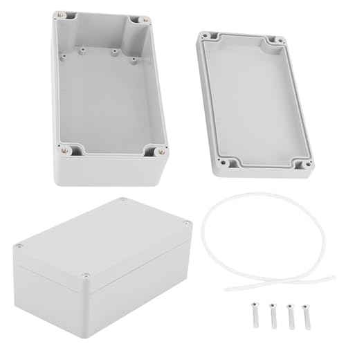 Wasserdichte Anschlussdose IP65 – 15 Größen zur Auswahl, Abzweigdose aus ABS für DIY-Projekte, Elektrischer Verteilerkasten, Aufputz, 158 x 90 x 60 mm Wasserdichte Anschlussdose IP65 – 15 Größen zur Auswahl, Abzweigdose aus ABS für DIY-Projekte, Elektrischer Verteilerkasten, Aufputz, 158 x 90 x 60 mm von Tyenaza
