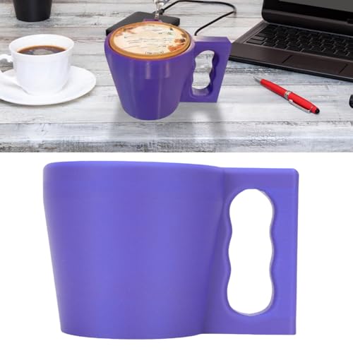 Eiscreme -Pint -Halter, Eisbecherhalter mit Schaufel und frostsicherem Griff, Eiscreme -Pint -Behälterhülle für Joghurt -gefrorenes Dessert (Purple) von Tyenaza