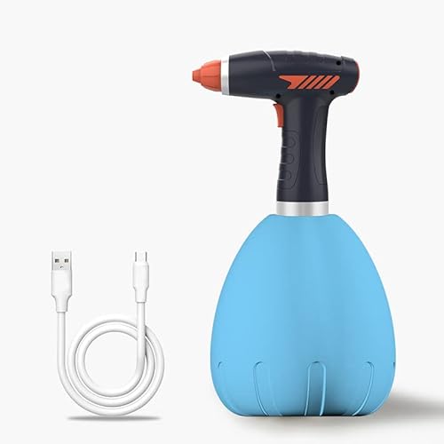 Tyenaza Elektrische Gießkanne, 1 L Elektrische Wassersprühflasche, 2 Modi, Automatische Pflanzennebel-Sprühflasche Für Garten-, Innen- Und Außenpflanzen(Blau) von Tyenaza