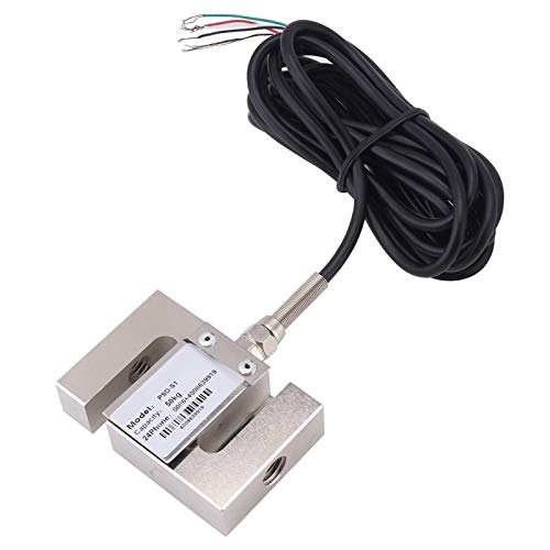 Tyenaza Gewichtssensor, 50 kg S-TYP, Hochpräzisions-Wägezellenwaage Sensor, Gewichtsensor mit Kabel, für Mischstation, Batchingmaschine, Asphaltstation, 1 x Gewichtssensor, PSD-S1 von Tyenaza