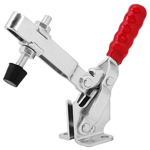 Knebelklemme, GH-12132 227kg Kniehebelspanner Verstellbar Schnellspanner Vertikaler Waagerechtspanner Horizontal Toggle Clamp Quick Release Clamp für Maschinenbetrieb, Zimmerei, Schweißen von Tyenaza