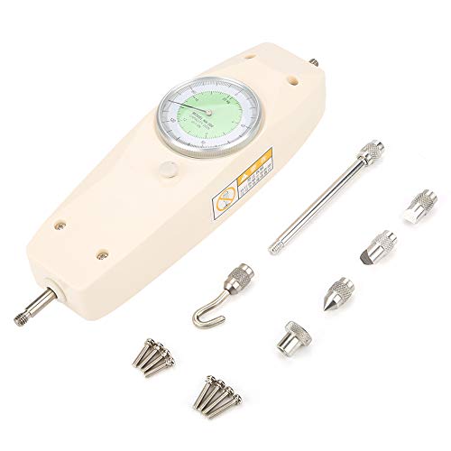Kraftmesser, 200 N Analog Dynamometer Kraftmessgerät Tester Push Pull Kraftmesser Meter mit Koffer für Zug- und Druckbelastung Steckerkraft zerstörende Tests Kraftmesser, 200 N Analog Dynamometer Kraftmessgerät Tester Push Pull Kraftmesser Meter mit Koffer für Zug- und Druckbelastung Steckerkraft zerstörende Tests von Tyenaza