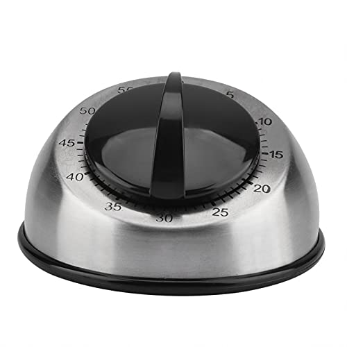 Küchen-Timer, Edelstahl-Küchen-Timer, Mechanischer Aufzieh-Timer, 60-Minuten-Kochtimer zum Kochen, Magnetischer Stoppuhr-Timer Küchen-Timer, Edelstahl-Küchen-Timer, Mechanischer Aufzieh-Timer, 60-Minuten-Kochtimer zum Kochen, Magnetischer Stoppuhr-Timer von Tyenaza