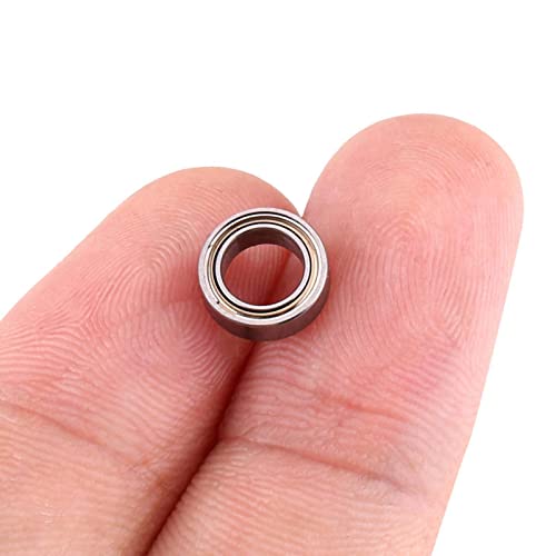 10 Stück MR85ZZ Mini Kugellager, 5 x 8 x 2,5 mm Doppelt Geschützte Rillenkugellager Metall Double Shielded Miniatur-Kugellager für DIY, Drehbänke, Motoren, 3D-Drucker, Fräsmaschinen von Tyenaza