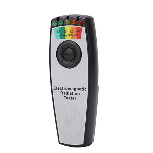 LED EMF Meter Magnetfelddetektor Geisterjagd Paranormal Equipment Tester Tragbarer Zähler von Tyenaza