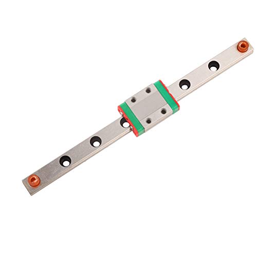 Miniatur Lineare Schienenführung, 40/55/95/100/150/260 mm Linear Schiebe Gide mit LML9B Carriage Block, Linear Rail Linear Guide Rail für DIY Drucker und CNC-Maschine von Tyenaza