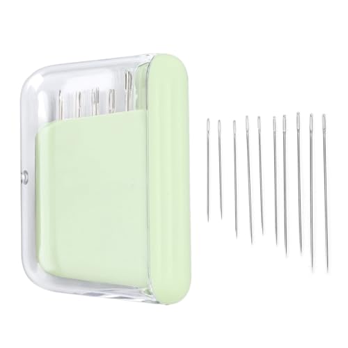 Magnetic Needle Organizer, Sewing Needle Storage Box Sewing Needle Holder Needle Keeper Cross Stitch Sewing Knitting Pin Needle Storage Holder Case (Green) von Tyenaza