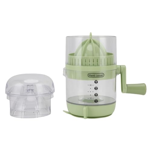 Manuelles Handkurbel, vielseitige Zitrus- und Obstkreier mit Sauggrund (Green) von Tyenaza