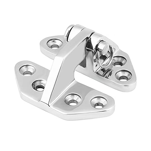 Tyenaza Hatch-Scharnier aus Edelstahl, H-Katch-Scharnier mit Silber, Marine Boot Hatch Scharnier, Edelstahl Marine Boot Hatch Scharnier Abnehmbare Pin Hardware von Tyenaza
