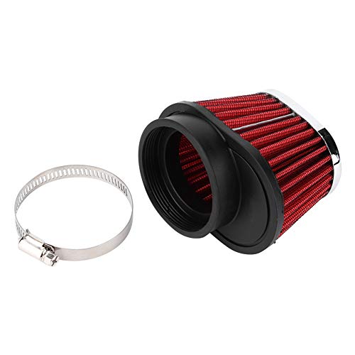 Motorrad Luftfilter Pilzkopf, Luftfilter Pilzkopf Motorluftfilter Konischer Motorluftfilter mit Hohem Durchfluss Passend für 51 mm 55 mm 60 mm(60mm) von Tyenaza