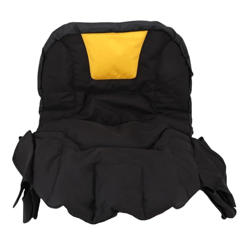 Reitmäher -Sitzabdeckung Regenabsicherer staubdestellter Traktor -Sitzbedeckung Beschützer (Black Yellow) von Tyenaza