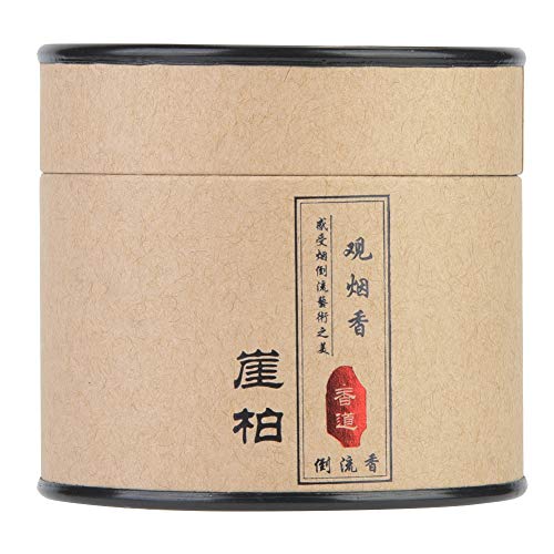 Rückfluss Räucherkegel Vanille, Räucherkegel Rückfluss Korn Zuhause Natürliche Zapfen Räucherkegel Natürlicher Bio-Weihrauch Grüntee-Weihrauch Reflow(Cedar Cypress) von Tyenaza