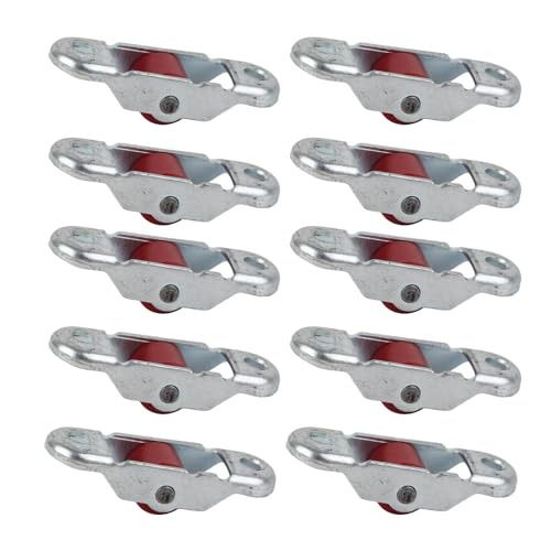 Tyenaza 10pcs Schiebetür Fensterscheibe langlebiger Edelstahlrollen glattes, geräuschloses Rad für Türen von Tyenaza