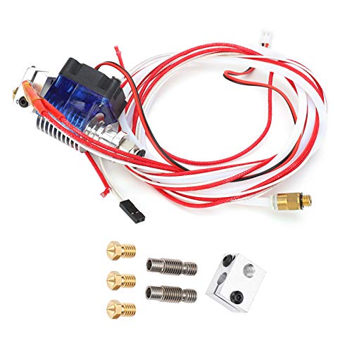 Tyenaza 3D -Drucker Teil Hotend Kit Extruder Remote -Anschluss 1,75 mm/0,07 Zoll 0,4 mm/0,02 Zoll für V6 von Tyenaza