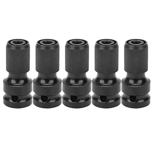 Tyenaza 5Pcs Electric Wrench Socket Adapter 1/2 Square to 1/4 Hex Bit Telescopic Converter von Tyenaza