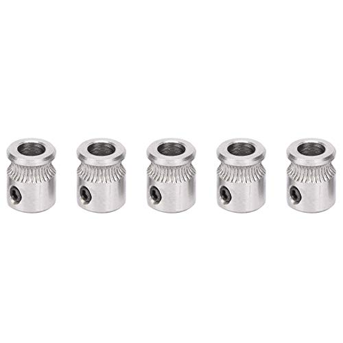 Tyenaza 5Pcs Feedstock Wheel for MK8 Extruder Concave Gear 3D Printer Accessories von Tyenaza