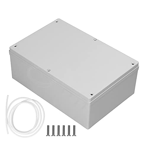 Tyenaza Anschlussdose, 12 Größenauswahl Abzweigdose Wasserdichtes IP65 Abzweigkasten ABS Elektrisches Anschlusskästen DIY Kunststoff Fall Verdrahtungs Verteilerkasten aufputz (24 * 16 * 9cm) von Tyenaza