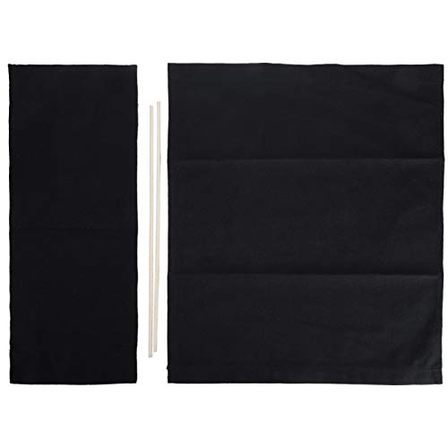Tyenaza Direktoren Stuhlbezüge Regiestuhl, Hussen Directors Chair Replacement Covers, Chair Canvass Ersatz Regiestuhl Stoff Stoffbedarf Schießzubehör für Heimbedarf (Schwarz) von Tyenaza