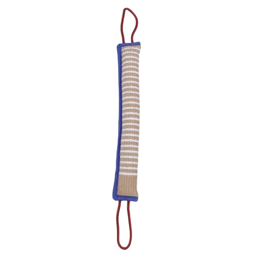 Tyenaza Hundeschleppzeugspielzeug, Hundebiss Jute Kissen ziehen Spielzeug mit 2 starken Griffen, für Tug of War, Welpentraining Interactive Play Tyenaza Hundeschleppzeugspielzeug, Hundebiss Jute Kissen ziehen Spielzeug mit 2 starken Griffen, für Tug of War, Welpentraining Interactive Play von Tyenaza