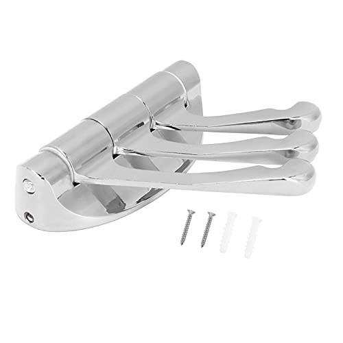Tyenaza Kleidung Haken Wandhalterung 180 Grad faltbarer Kleiderhakenbügel Badezimmer Schlafzimmer Zinklegierung Haken (Chrome Plated) von Tyenaza