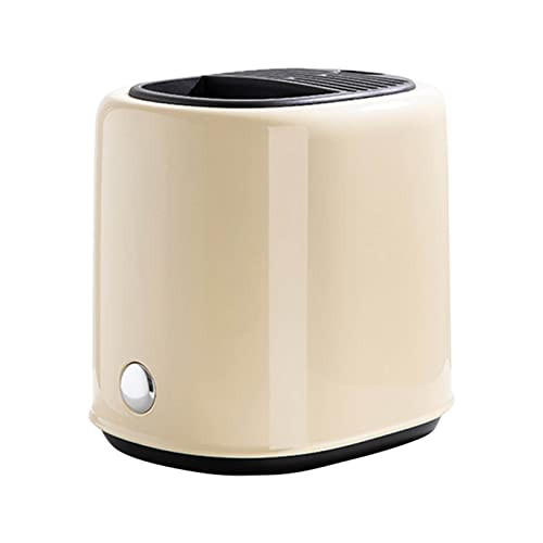 Tyenaza Messerblock-Utensilienhalter, Retro, Platzsparend, Großes Fassungsvermögen, 2-in-1-Utensilien-Organizer Für Die Küchentheke(Beige) von Tyenaza