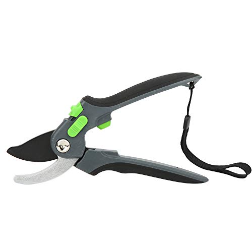 Tyenaza Multifunction Anti-Skid Gardening Pruning Shears Plant Tree Branch Cutting Trimming Scissors (Silver) von Tyenaza