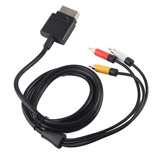 Tyenaza RCA AV Audio-Video-Kabel, 1.8M Component AV-Kabel Audio-Videokabel Optisches Kabel Slim AV-Kabel Komponente für XBOX360 Game von Tyenaza
